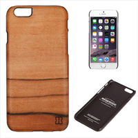 Man & Wood iPhone 6s/6用天然木ケース Sai Sai ブラックフレーム I4472I6