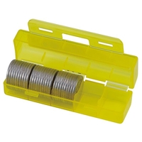 カール事務器 コインケース 100円硬貨 50枚収納 イエロー FCE073V-CX-100-Y