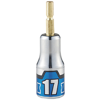 ＫＴＣ インパクトドライバ用ショートソケットビット 難攻不落 １７ｍｍ KTC インパクトドライバ用ショートソケットビット BZP63S-17