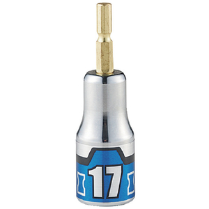 ＫＴＣ インパクトドライバ用ショートソケットビット 難攻不落 １７ｍｍ KTC インパクトドライバ用ショートソケットビット BZP63S-17-イメージ1