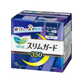 KAO ロリエ スリムガード 特に多い夜用350 羽つき 13個 F958579