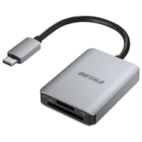 バッファロー UHS-2対応 USB3．2Gen1 Type-Cカードリーダー シルバー BSCR510U3CSV