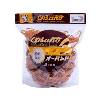 共和 輪ゴム オーバンド 透明袋 #470 アメ 500g FC881SZ-GPA-N-008