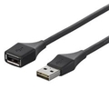BUFFALO どっちもUSBコネクター採用 USB2．0延長ケーブル(A to A)(3．0m) どっちもUSBケーブル ブラック BSUAADU230BKA