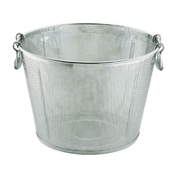 三宝産業 UK18-8パンチング 揚げザル 深型 48cm 補強付 タテ FCL1154-070419048