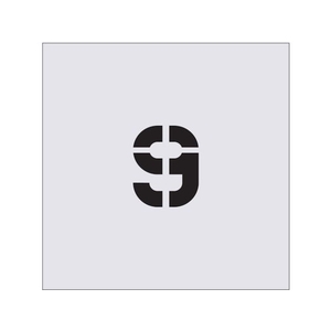 アイマーク ステンシル 9 文字サイズ50×40mm FC590JA-4341287-イメージ1