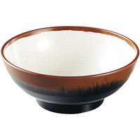 エンテック 長次郎窯そば丼(特大) 内白 FC73026-AN70W