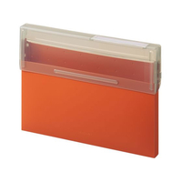 リヒトラブ Mutual コングレスケース A5・ヨコ テラコッタオレンジ FCE594U-A2070-4