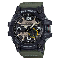 カシオ 腕時計 G-SHOCK MUDMASTER ブラック・ベルトモスグリーン GG-1000-1A3JF
