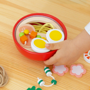ウッディプッディ はじめてのおままごと めん料理セット ﾊｼﾞﾒﾃﾉｵﾏﾏｺﾞﾄﾒﾝﾘﾖｳﾘｾﾂﾄR-イメージ16