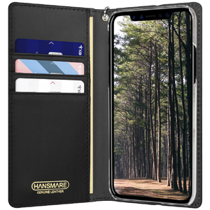 HANSMARE iPhone XS/X用手帳型 カモケース アイボリー HAN11473I8-イメージ4