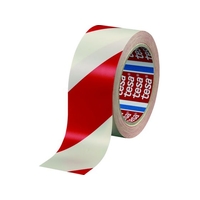 テサテープ ラインテープ テサ58131 赤／白 50mm×66m FC283GN-2073745