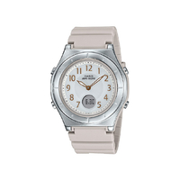 カシオ ソーラー電波腕時計 wave ceptor シルバー/グレージュ LWA-M145-4AJF