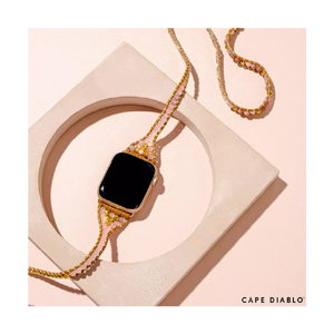 CAPE DIABLO Apple Watch 38-49mm用バンド ゴールデンローズクオーツ Sサイズ CD23473AW-イメージ15