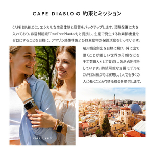 CAPE DIABLO Apple Watch 38-49mm用バンド ゴールデンローズクオーツ Sサイズ CD23473AW-イメージ8