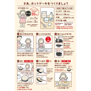 昭和産業 まんまるおおきなホットケーキのもと 100g×2袋 FC499NW-イメージ2