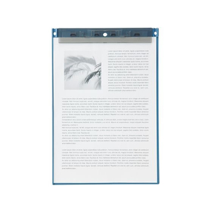 リヒトラブ Mutual 超薄型クリップボードフック穴付A4 テラコッタオレンジ FC340SN-A2067-4-イメージ2