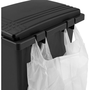 天馬 Boite e-LABO つなげて分別ペール 45L ブラック FCF955M-ELB-TBP45 BK-イメージ2