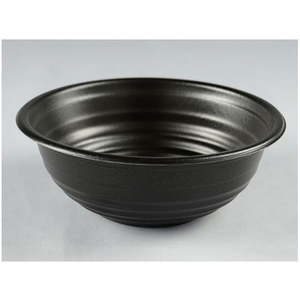 パックスタイル 耐熱どんぶり容器 YS丼 D-3 黒 本体 50個 FC309SH-00653124-イメージ1