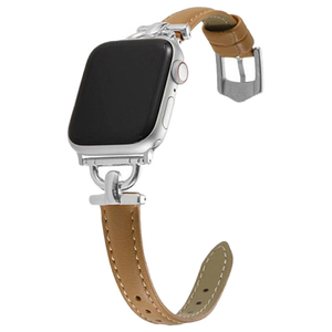 GAACAL Apple Watch Series1-9/SE1-2/ULTRA 2(42/44/45/49mm)用「レトロな近未来」異素材PUレザーバンド カーキ W00167KB-イメージ1