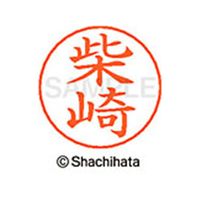 シヤチハタ ネームペン用ネーム シルバー 既製 柴崎 FC47800-X-GPS-2402