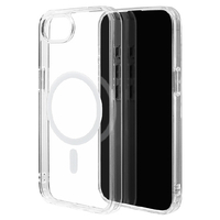 ラスタバナナ iPhone 16e用RHINOX ハイブリッドケース TPU×アクリル MAGSAFE対応 クリア 8642IP5EHAMCL