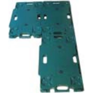 エスコ 680×390mm/120Kg ドーリー 連結型/PP製 FCJ235H-EA520AB-8G-イメージ3