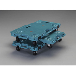 エスコ 680×390mm/120Kg ドーリー 連結型/PP製 FCJ235H-EA520AB-8G-イメージ4
