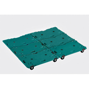 エスコ 680×390mm/120Kg ドーリー 連結型/PP製 FCJ235H-EA520AB-8G-イメージ6