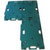 エスコ 680×390mm/120Kg ドーリー 連結型/PP製 FCJ235H-EA520AB-8G-イメージ3