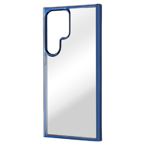 レイアウト Galaxy S23 Ultra用TPUソフトケース META Frame ブルー RT-GS23UHT2/AM レイアウト Galaxy S23 Ultra用TPUソフトケース META Frame ブルー RT-GS23UHT2/AM