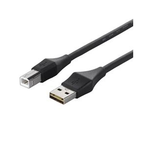 BUFFALO どっちもUSBコネクター採用 USB2．0ケーブル(A to B)(1．0m) どっちもUSBケーブル ブラック BSUABDU210BKA-イメージ1