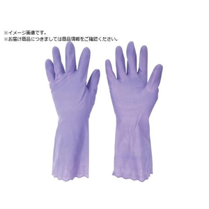 ミドリ安全 塩化ビニール製手袋 厚手 ベルテ112W パープル 10双 FCD263E-2522368-イメージ1