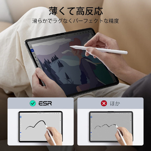 ESR iPad Pro 13インチ M4(2024)用Magnetic Privacy Screen Protector ESR526-イメージ6