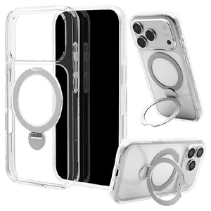 ラスタバナナ iPhone18 Pro/17Pro用 ZEROSAFE SHAFT クリア＊シルバー 9590IP6BZSCLSV-イメージ1