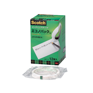 3M スコッチ メンディングテープ エコノパック 幅12mm 12巻入 F805791-MP-12-イメージ1