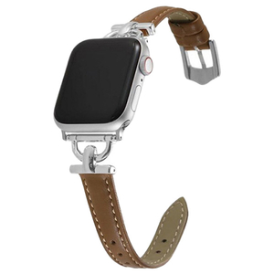 GAACAL Apple Watch Series1-9/SE1-2/(38/40/41mm)用「レトロな近未来」異素材PUレザーバンド ブラウン W00167BRA-イメージ1