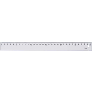 プラス 定規 再生PET 直定規 30cm 透明 FCP3029-47189-イメージ1