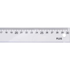 プラス 定規 再生PET 直定規 30cm 透明 FCP3029-47189-イメージ4