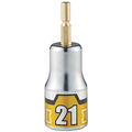 ＫＴＣ インパクトドライバ用ショートソケットビット 難攻不落 ２１ｍｍ KTC インパクトドライバ用ショートソケットビット BZP63S-21