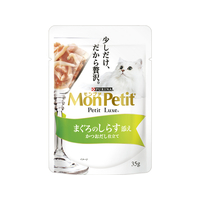 ネスレピュリナペットケア モンプチ プチリュクスパウチ まぐろのしらす添え かつおだし仕立て35g F870900-12180067
