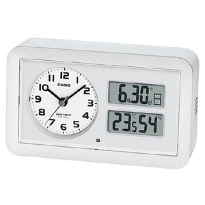 カシオ 電波目覚まし時計 CASIOCLOCK パールホワイト TTM-170NJ-7JF カシオ 電波目覚まし時計 CASIOCLOCK パールホワイト TTM-170NJ-7JF