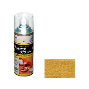アサヒペン ニススプレー 420ml ツヤ消しクリヤ FC205PK-イメージ1