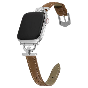GAACAL Apple Watch Series1-9/SE1-2/ULTRA 2(42/44/45/49mm)用「レトロな近未来」異素材PUレザーバンド ブラウン W00167BRB-イメージ1