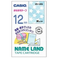 カシオ ネームランド用テープ XR-12E6