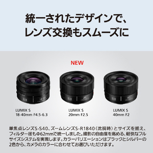 パナソニック デジタル一眼カメラ用交換レンズ デジタルカメラ_Sシリーズ交換レンズ シルバー S-S20-S-イメージ8
