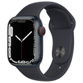 Apple Apple Watch Series 7（GPS + Cellularモデル）  41mmミッドナイトアルミニウムケースとミッドナイトスポーツバンド   レギュラー ミッドナイトアルミニウムケース MKHQ3JA
