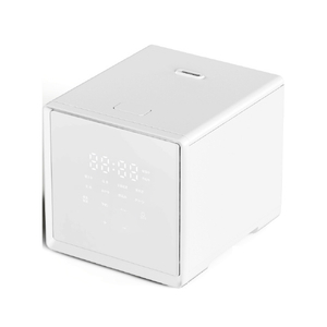 YAMAZEN キューブ型炊飯器 2合 ホワイト NEJS-025CM-W-イメージ2