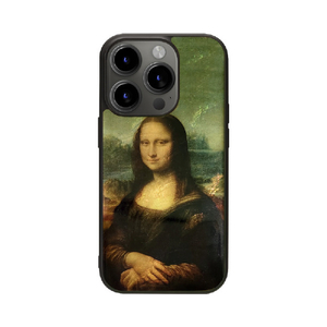 ikins iPhone 15 Pro用天然貝ケース モナ・リザ I25475I15PR-イメージ1