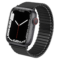 TF7 TF21BK44S Apple Watch 49/46/45/44/42mm用メタルストレッチバンド 